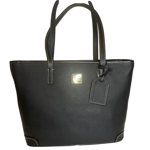 Dooney & Bourke Pebble Grain Charleston Bag Black NWT